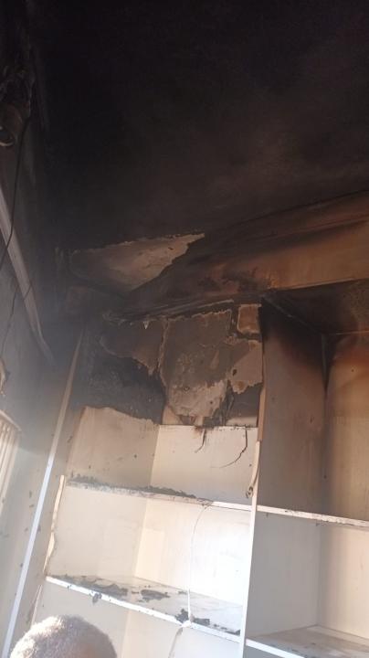 Foto 4 de 7 — Incêndio atinge parte de escritório administrativo de igreja em Américo